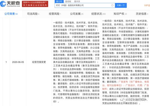 釘釘業務版圖再拓展 新增廣告發布與信息技術咨詢，深化企業服務布局